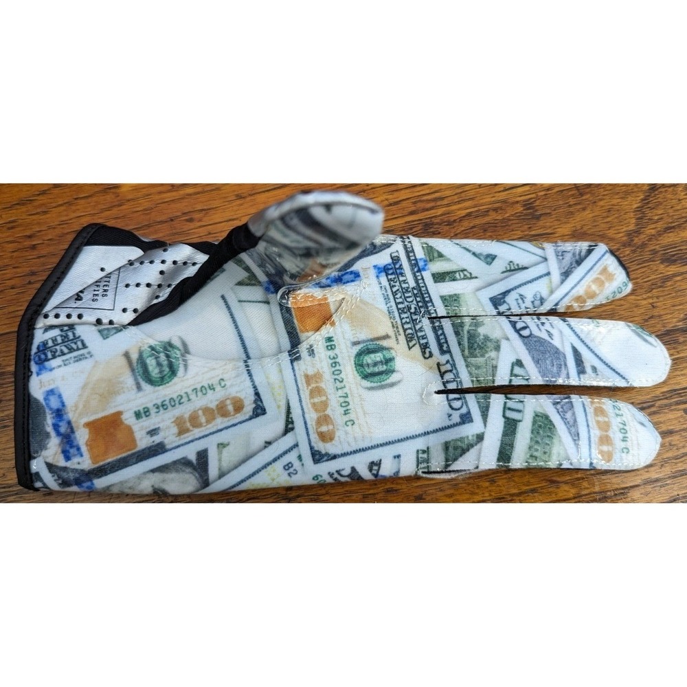 Cutters Game Day Receiver Glove Youth YL/YXL White Money Left Hand SFIA S175